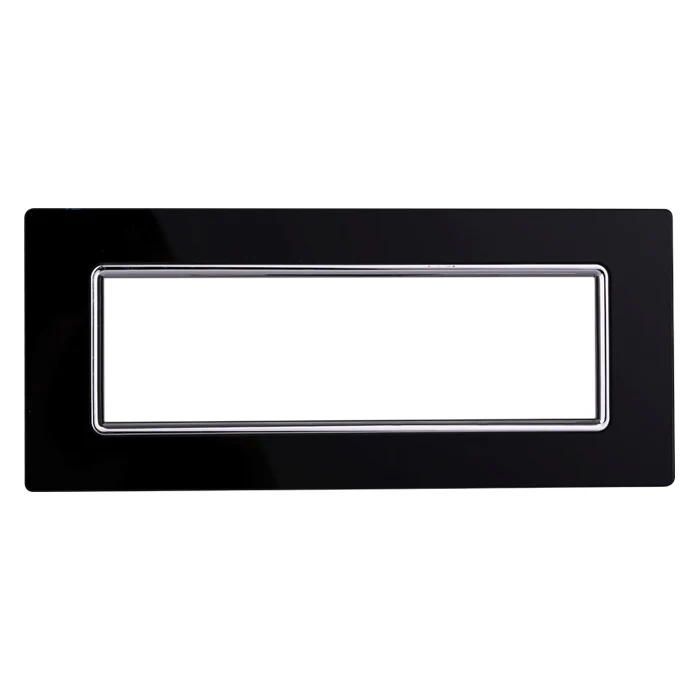 Ettroit Ln84702 Placca Vetro 7P Nero