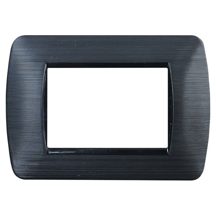 Ettroit Ln85314 Placca 3P Nero Satinato