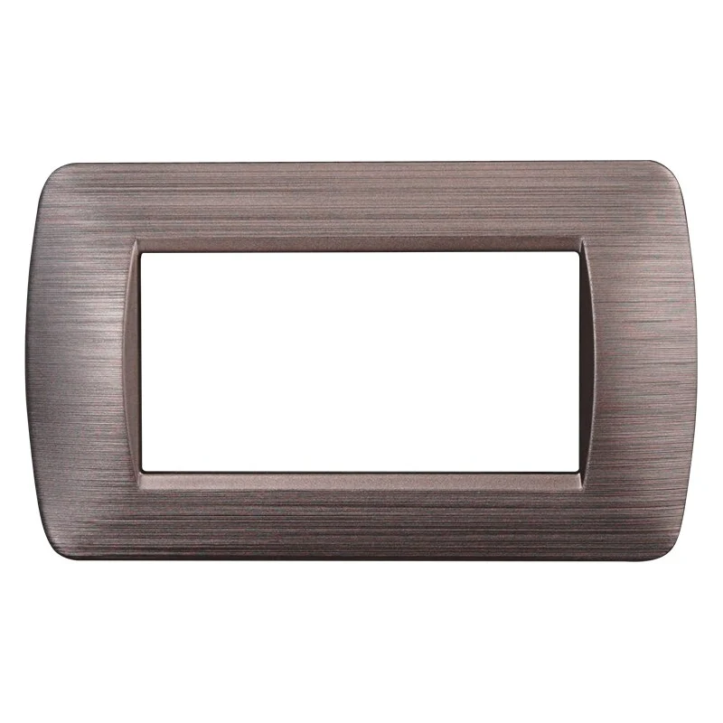 Ettroit Ln85410 Placca 4P Bronzo Satinato