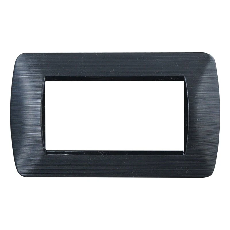 Ettroit Ln85414 Placca 4P Nero Satinato