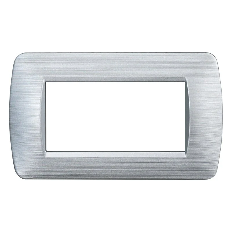 Ettroit Ln85415 Placca 4P Silver Satinato