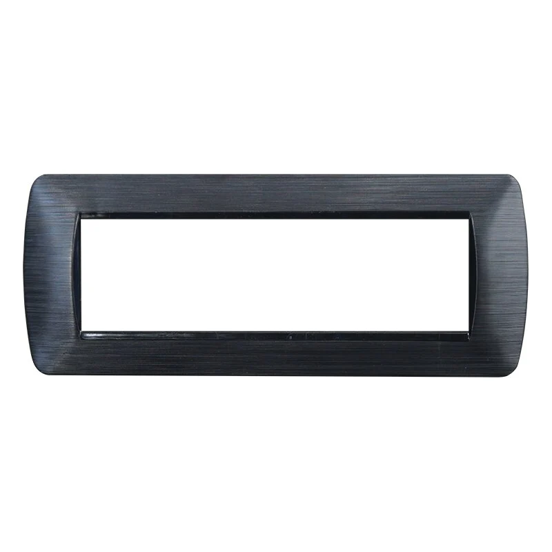 Ettroit Ln85714 Placca 7P Nero Satinato