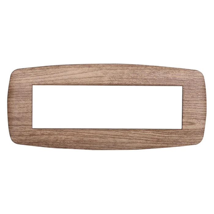 Ettroit Ln87704 Placca Slim 7P Legno Chiaro