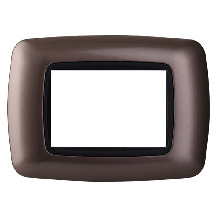 Ettroit Ln88310 Placca Plastica 3P Bombata Bronzo