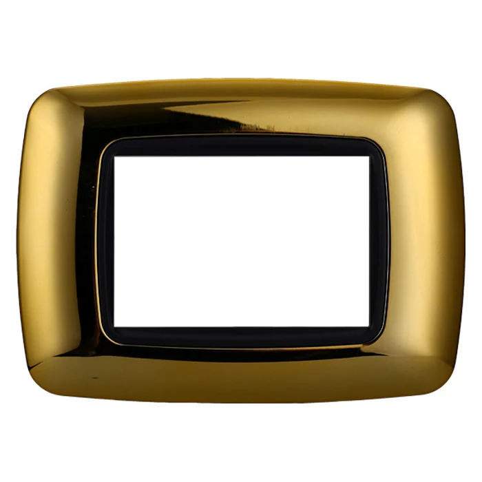 Ettroit Ln88312 Placca Plastica 3P Bombata Oro Lucido