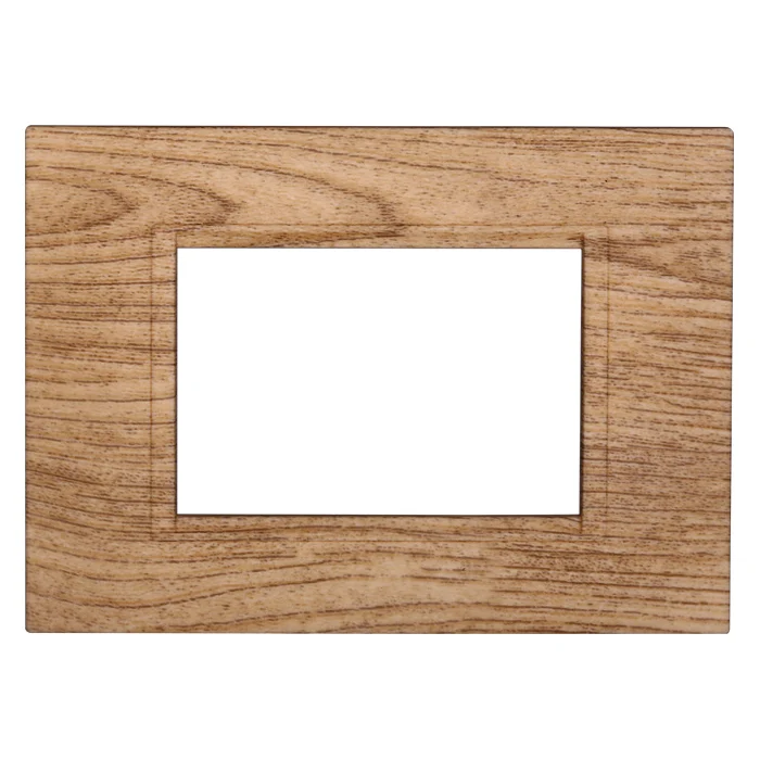 Ettroit Ln89304 Placca Quadrata 3P Legno Chiaro