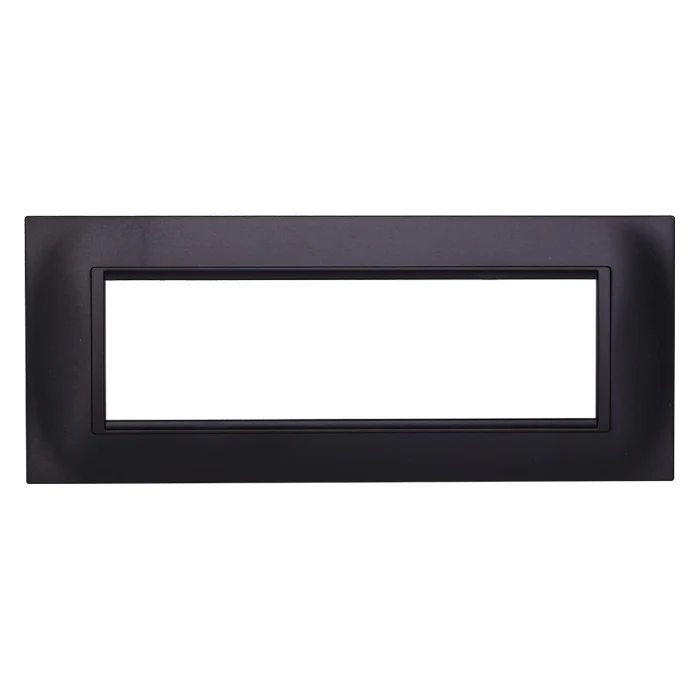 Ettroit Ln89702 Placca Quadrata 7P Nero
