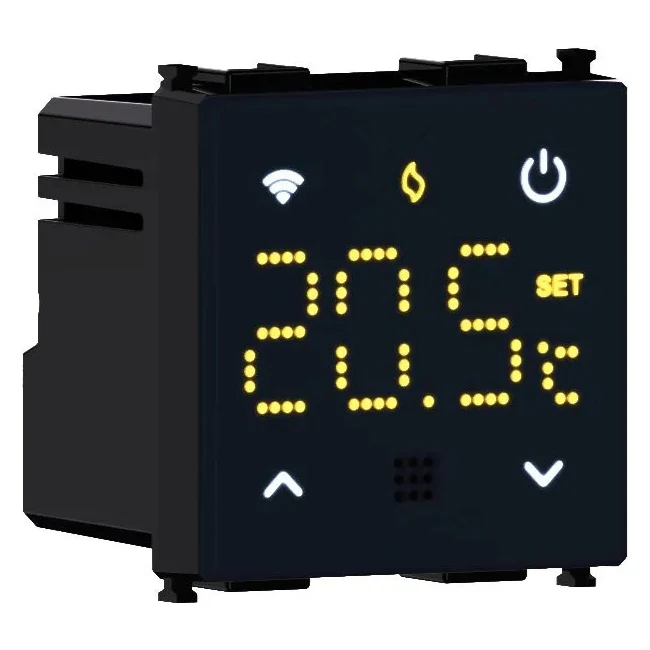 Ettroit Lnwfn4102 Wifi Termostato Caldaia Da Incasso Digitale Touchscreen Nero