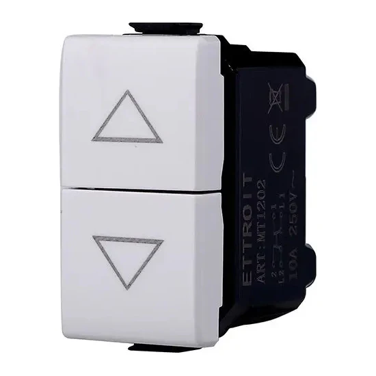 Ettroit Mt1204 Pulsante Doppio Interblocco Saliscendi