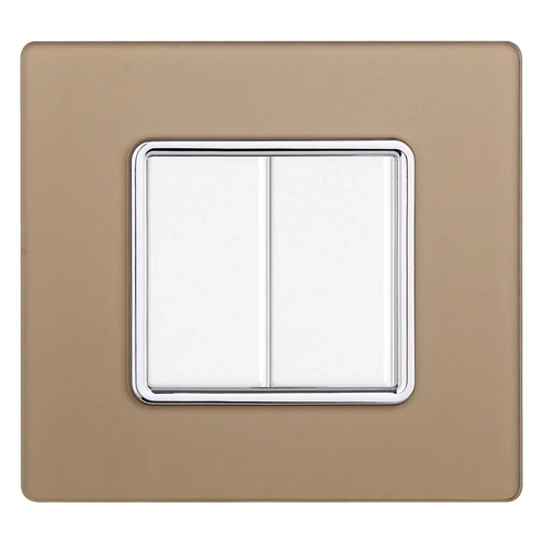 Ettroit Mt84211 Placca Vetro 2P Oro