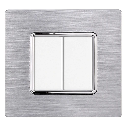 Ettroit Mt86217 Placca Alluminio 2P Silver Lucido