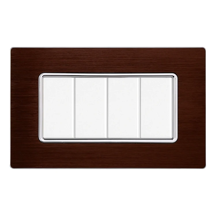 Ettroit Mt86410 Placca Alluminio 4P Bronzo