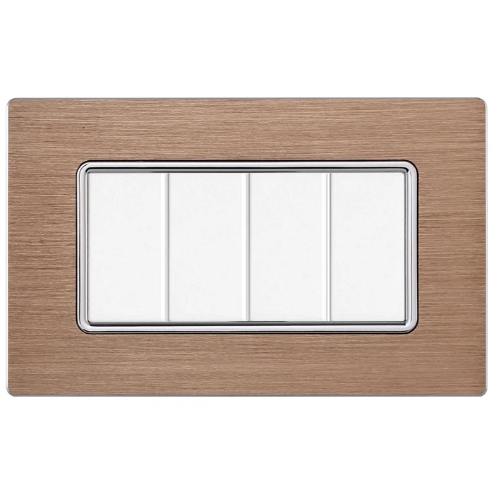 Ettroit Mt86411 Placca Alluminio 4P Oro