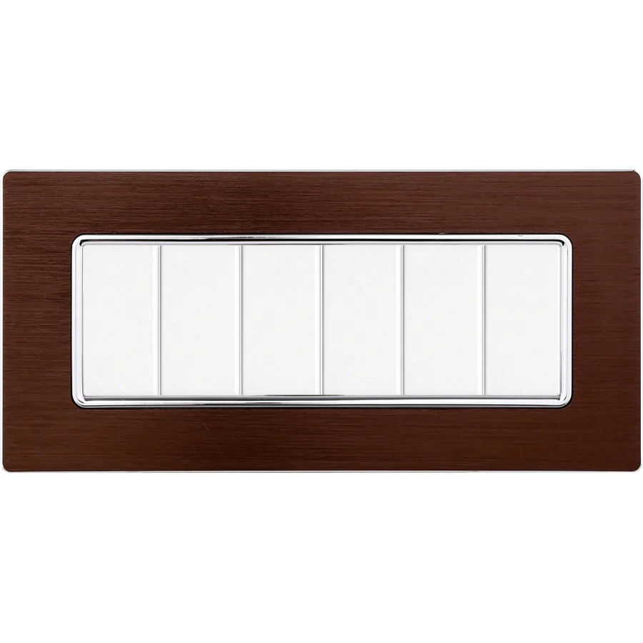 Ettroit Mt86610 Placca Alluminio 6P Bronzo