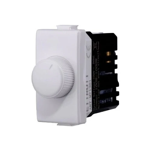 Ettroit Va1301B Regolatore Dimmer 100-1000W On/Off Bianco