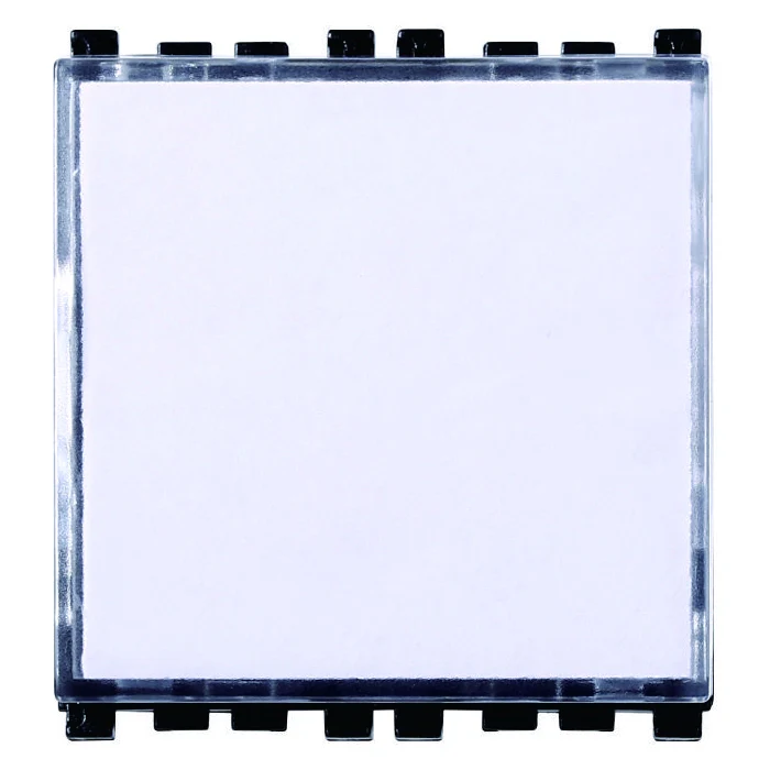 Ettroit Va1901B Pulsante 2P Portanome Bianco