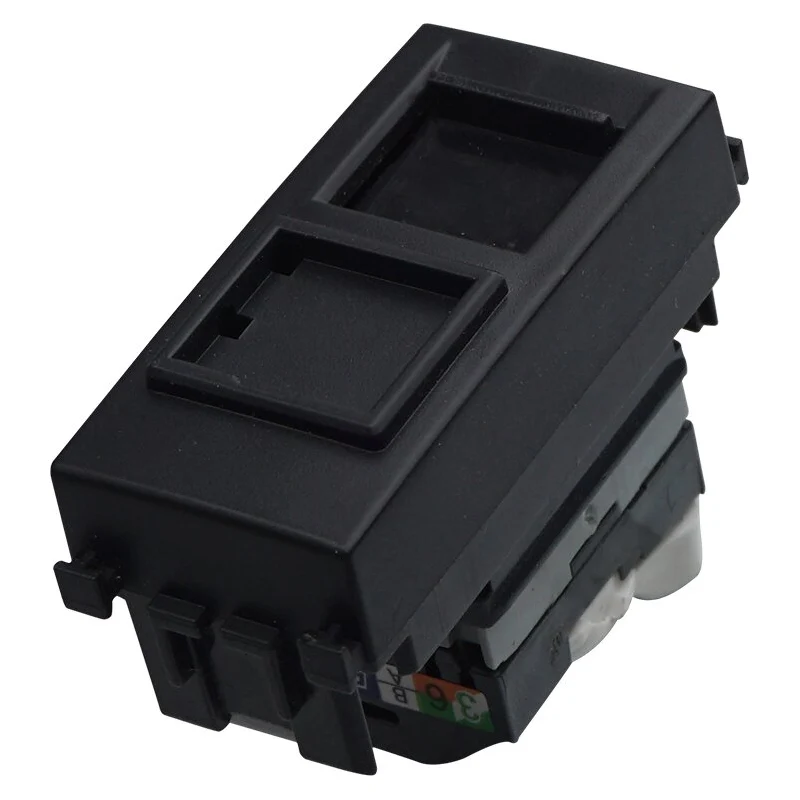 Ettroit Va2355 Connettore Rj45 Cat5 Nero