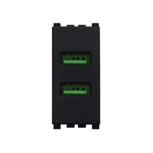 Ettroit Va2402 Presa Usb 2 Posti 2.1Amh Nero