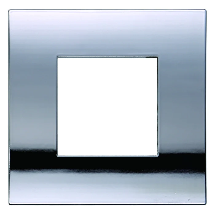 Ettroit Va83213 Placca Plastica 2P Cromato Lucido