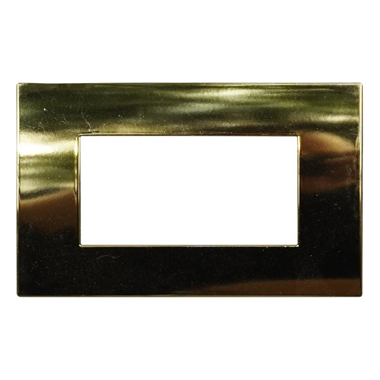 Ettroit Va83412 Placca Plastica 4P Oro Lucido
