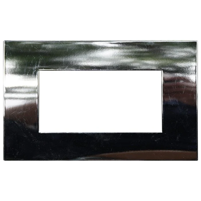 Ettroit Va83413 Placca Plastica 4P Cromato Lucido