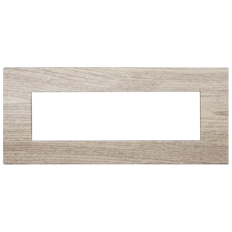 Ettroit Va83704 Placca Plastica 7P Legno Chiaro