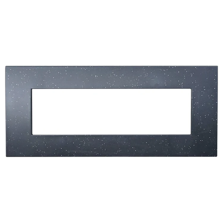 Ettroit Va83724 Placca Plastica 7P Nero Brillante