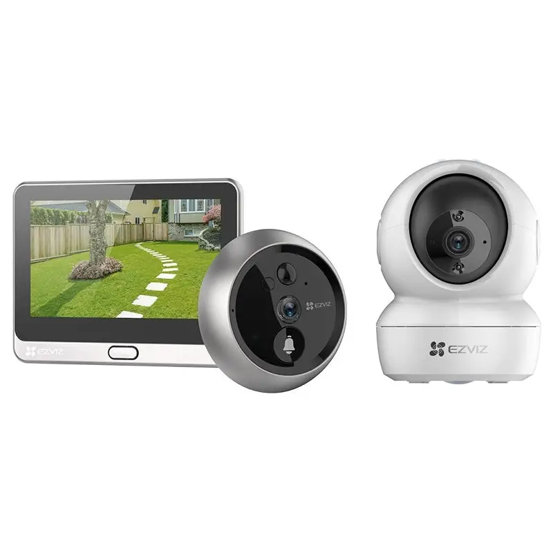 Ezviz Kit Home Secure Dp2 2K + H6C Entrance