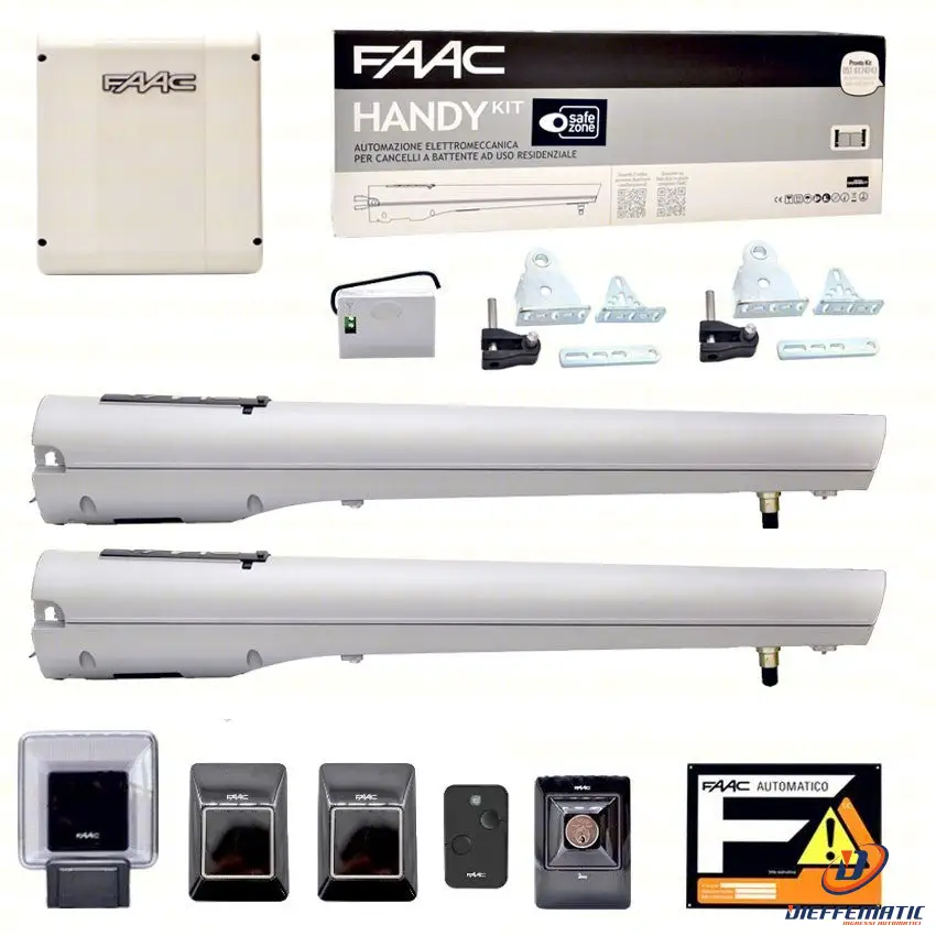 Faac Handy Kit Automazione Anta Battente Compatibile Con Fadini Bft Came Serai