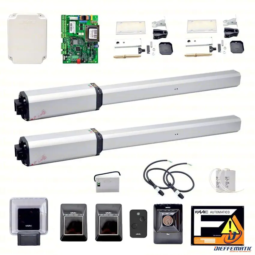 Faac Leaderkit Automatismo Cancello Battente Faac 105633445 Elettrico Idraulico