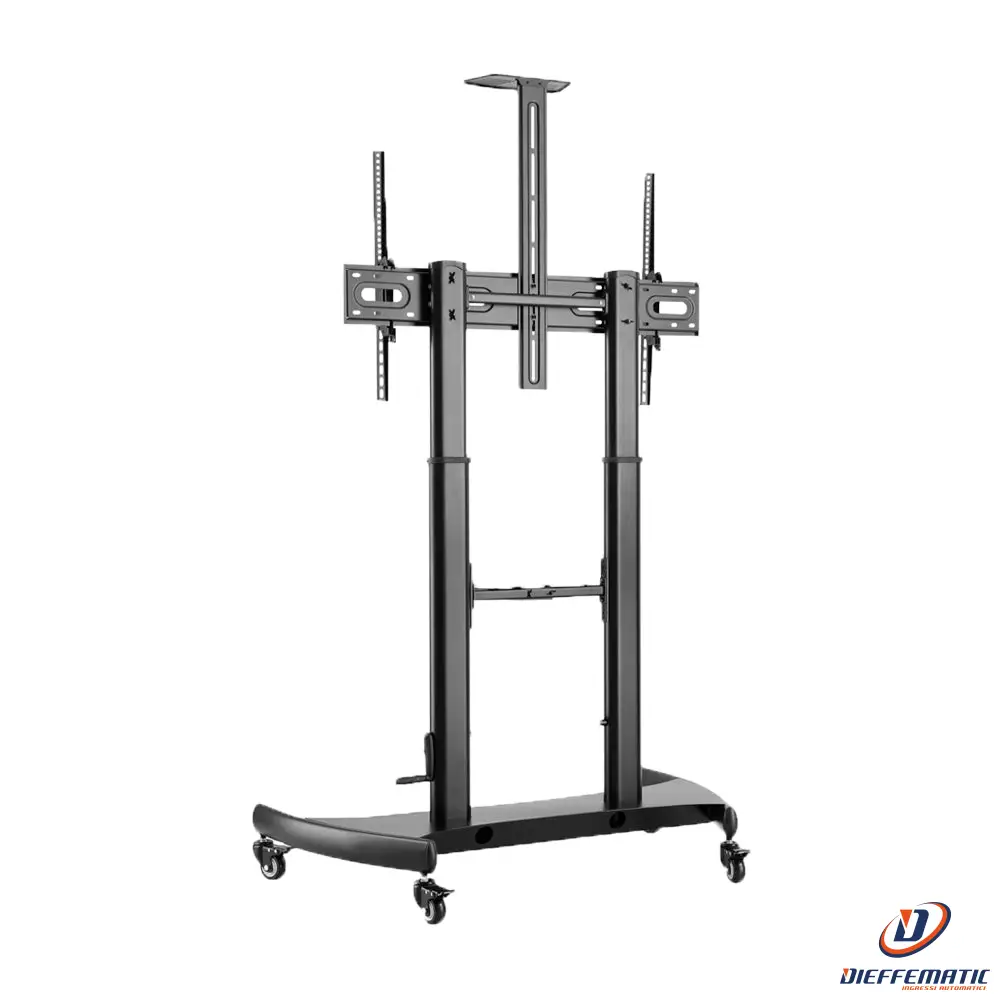 Ft100Te-123 Supporto Da Pavimento Con Ruote E Manovella