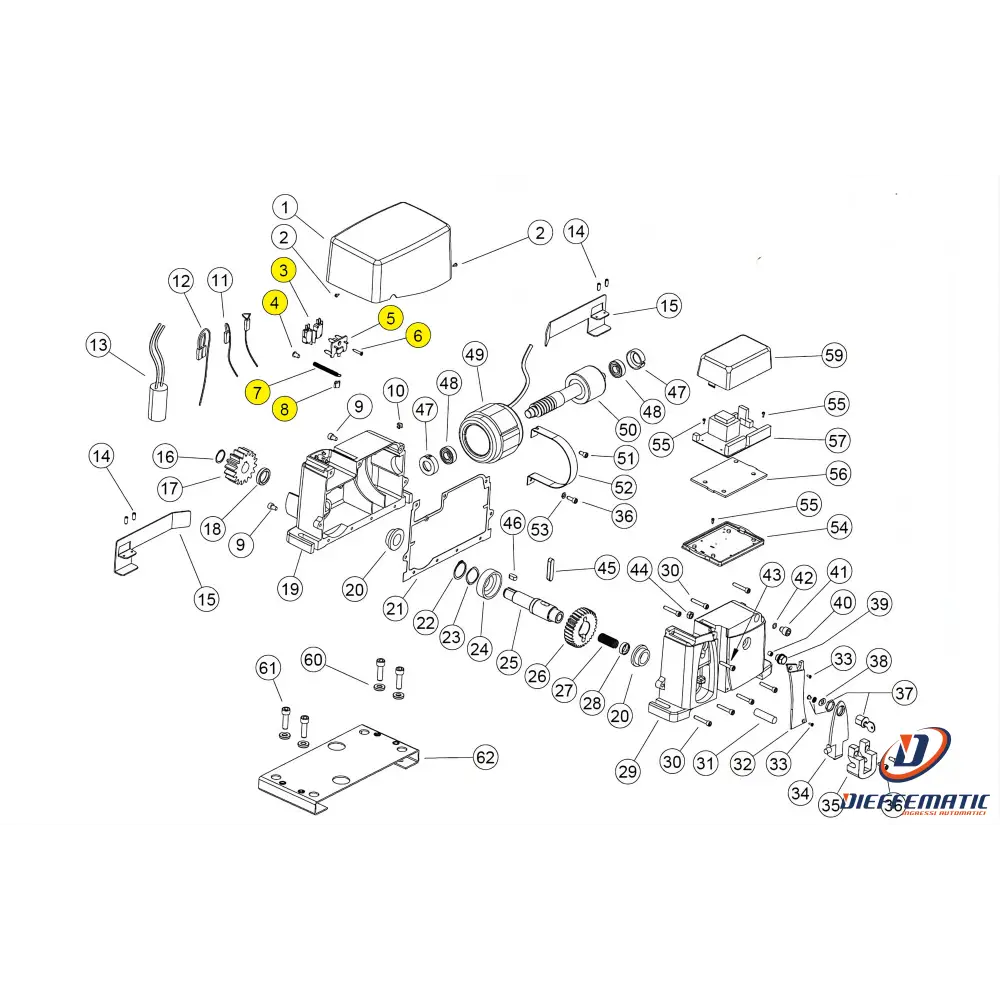 Grp024 Gruppo Finecorsa Ag Future Kv10 Ricambio