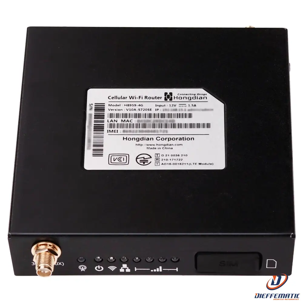 Hongdian HG-H8959-L4EU-W Router Industriale 4G