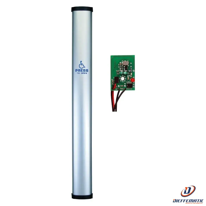 Hotron 36V1N400 Interruttore Con Pulsante A Gomito Porte Automatiche + 433Mhz-Tx