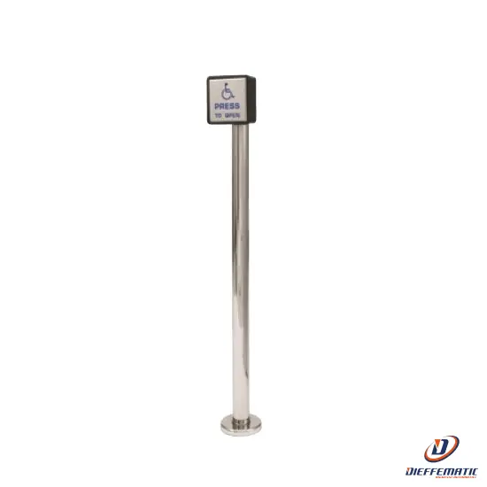 Hotron 4033811431 Palo Rotondo (Diametro 1,9" X 40"), Piastra Da 4-1/2"