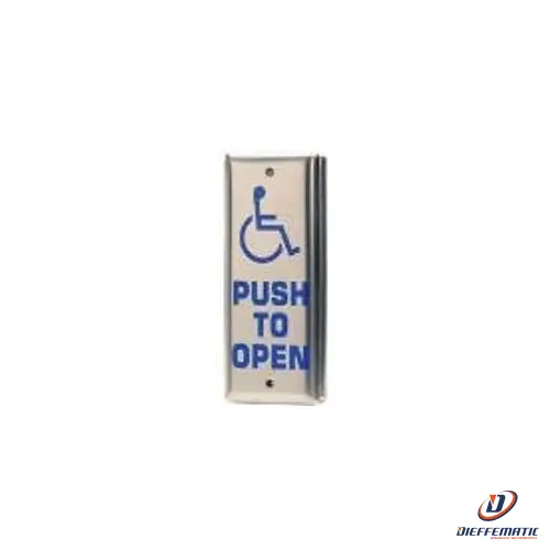 Hotron Jo1 Push Pad Jamb Style Con Fili Senza Scatola Posteriore