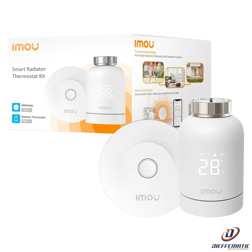 Imou Kit-Trv1-Eu-2-Imou Termostato Smart Per Radiatori