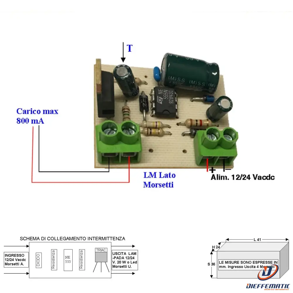 Intermittenza Per Lampeggiante Ad Incandescenza Securvera Sv-Cistxflfva