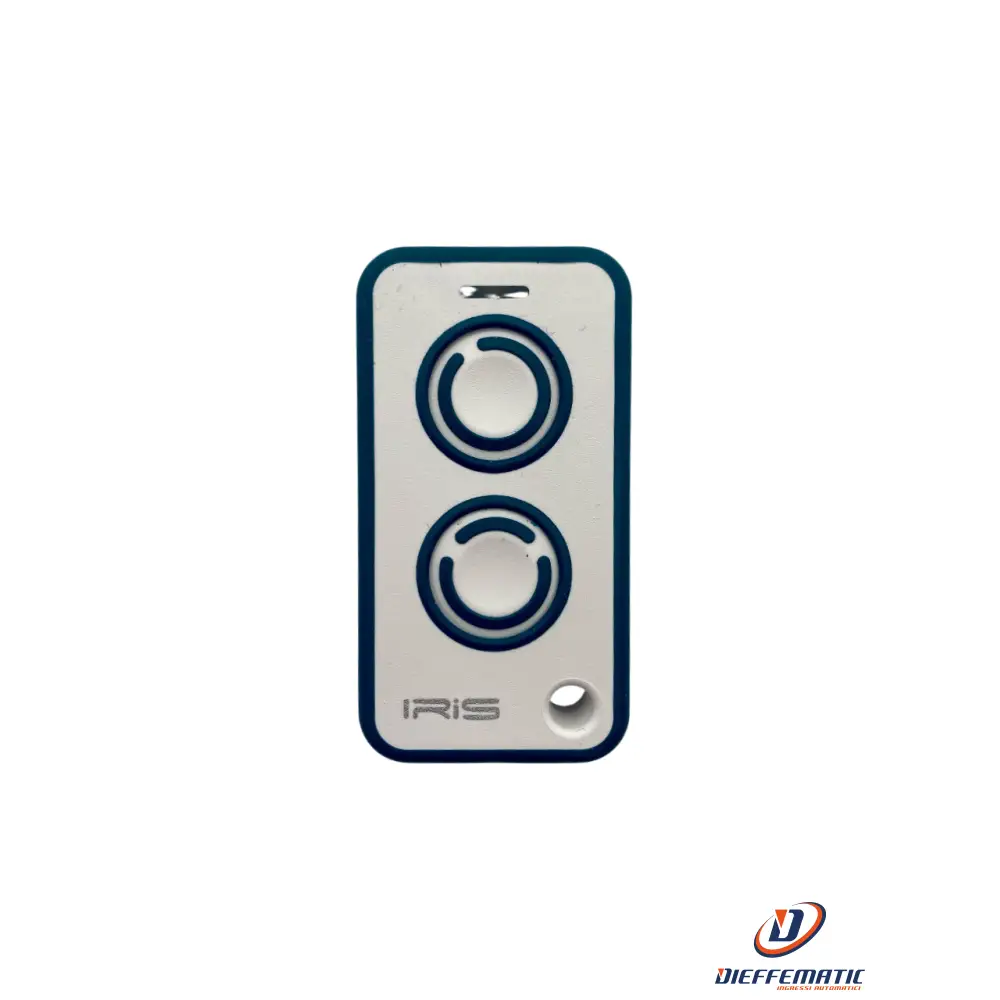 Italfile Telecomando Multifrequenza 433 868 2 Canali Iris Top Bianco