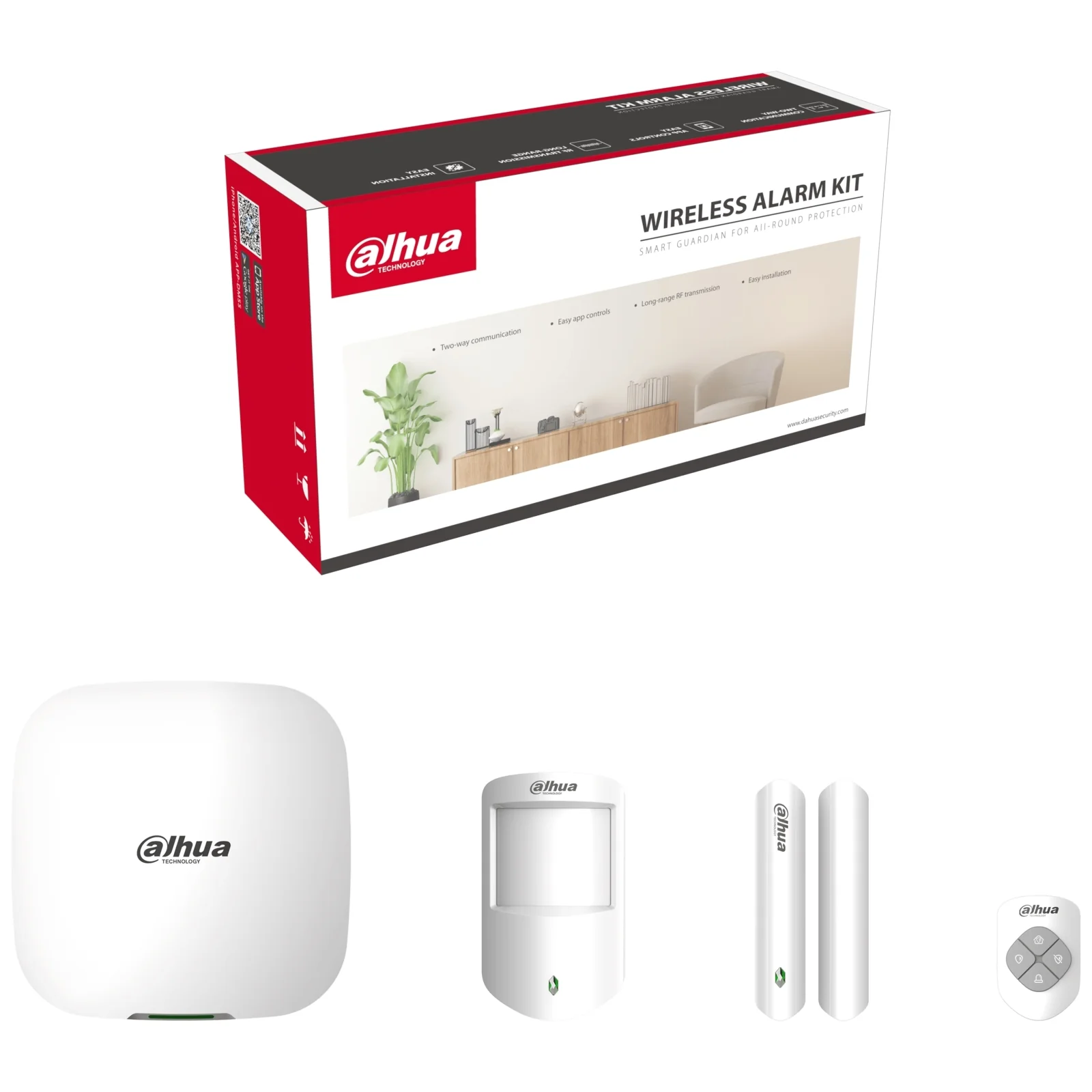 Kit Allarme Wireless 4G 868 Mhz Dahua Art-Arc3000H-03-Fw2-868 Antifurto Garanzia