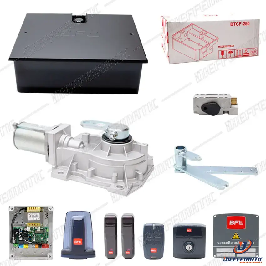 Kit Automazione Battente 1 Motore Interrato + Cassa Bft R930148 Eli Bt A35 V 24v