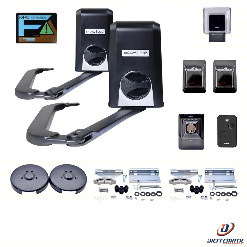 Kit Automazione Per Cancelli A Battenti Faac Energy Kit 392 Safe 104585 Garanzia