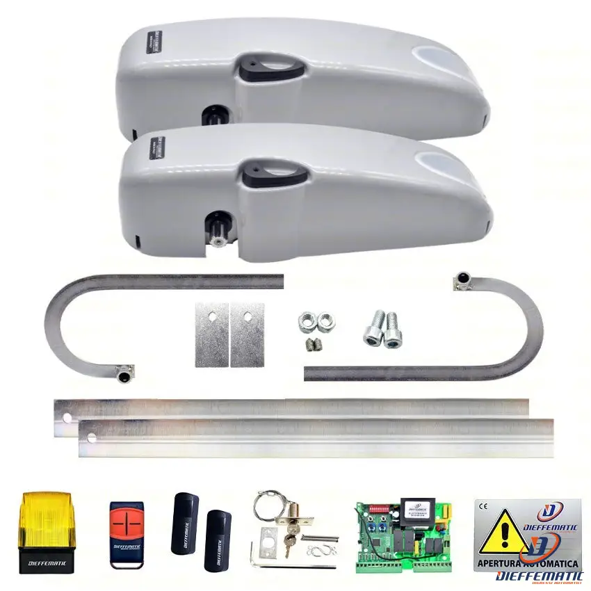 Kit Automazione Porta Basculante A Contrappeso Bazer 2 Motori 230V