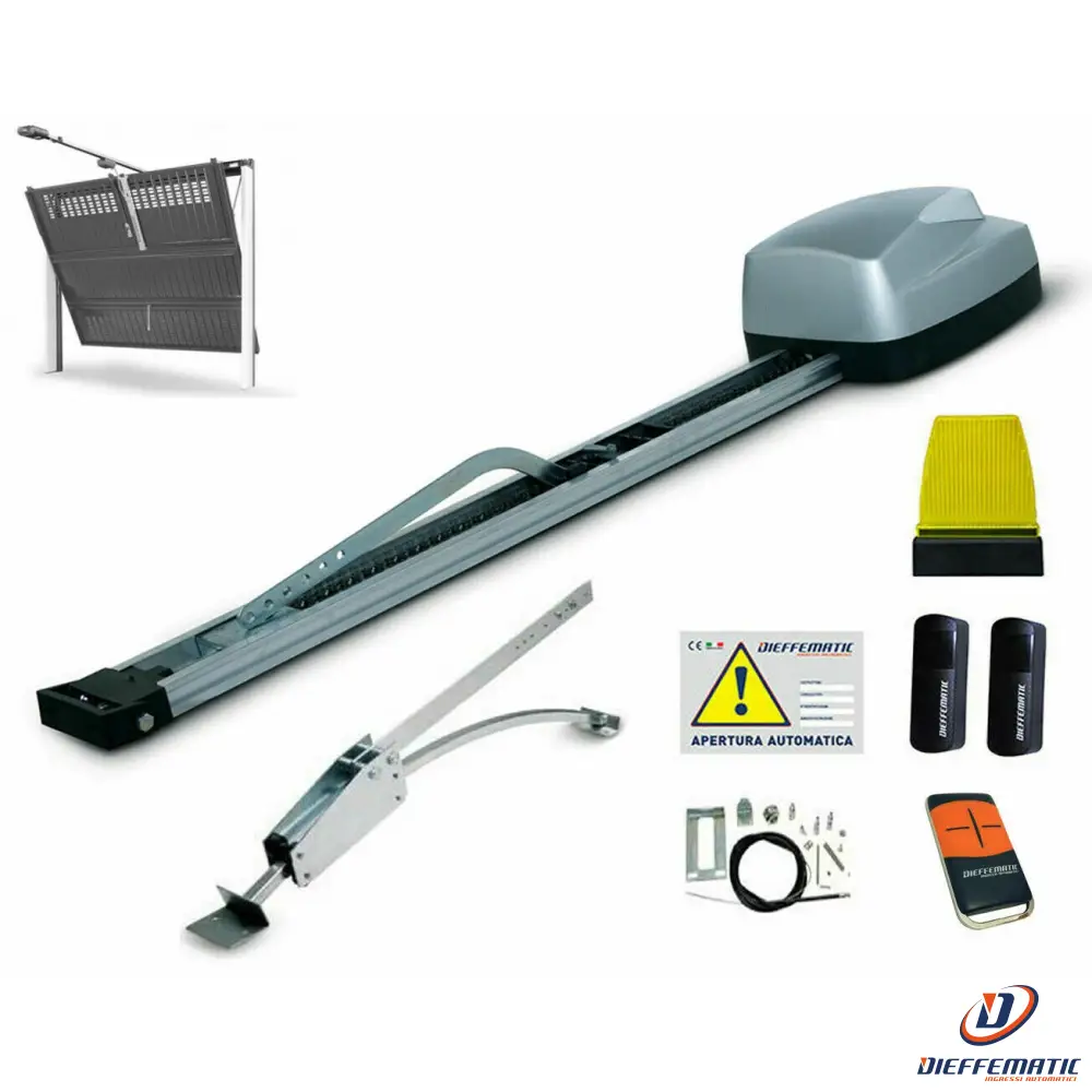 Kit Automazione Uniko 24V Porta Basculante Contrappesi Si Adatta A Motorline