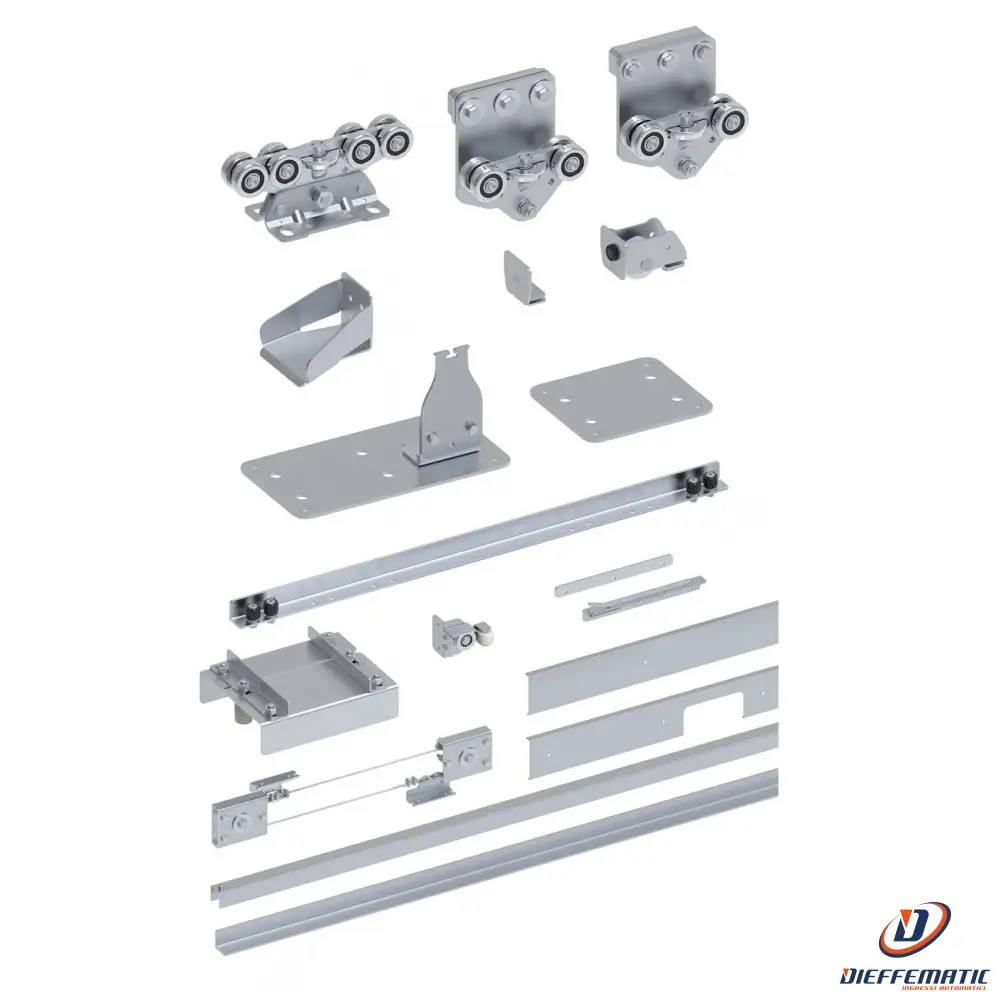 Kit Completo Per Cancello Autoportante Telescopico Fac Kdt100.090 Automazione