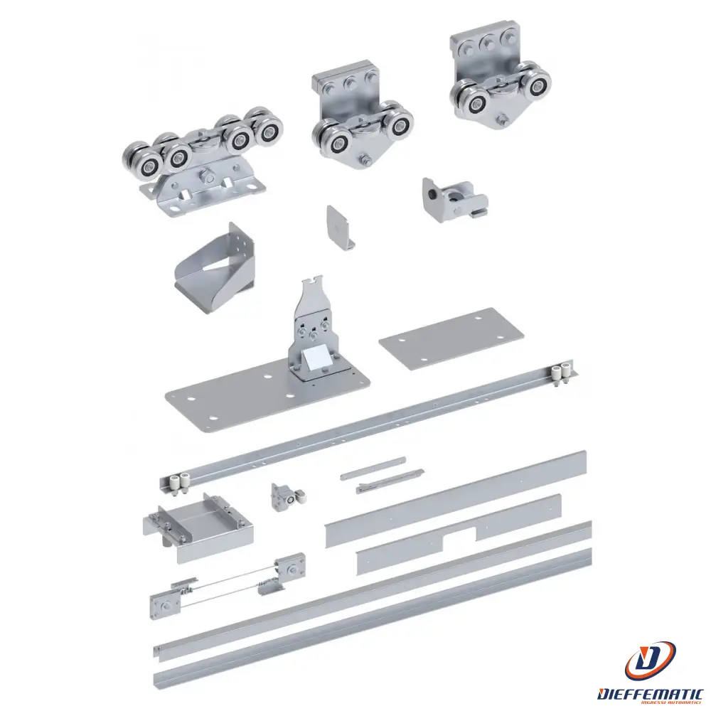 Kit Completo Per Cancello Autoportante Telescopico Fac Kdt100.100 Automazione