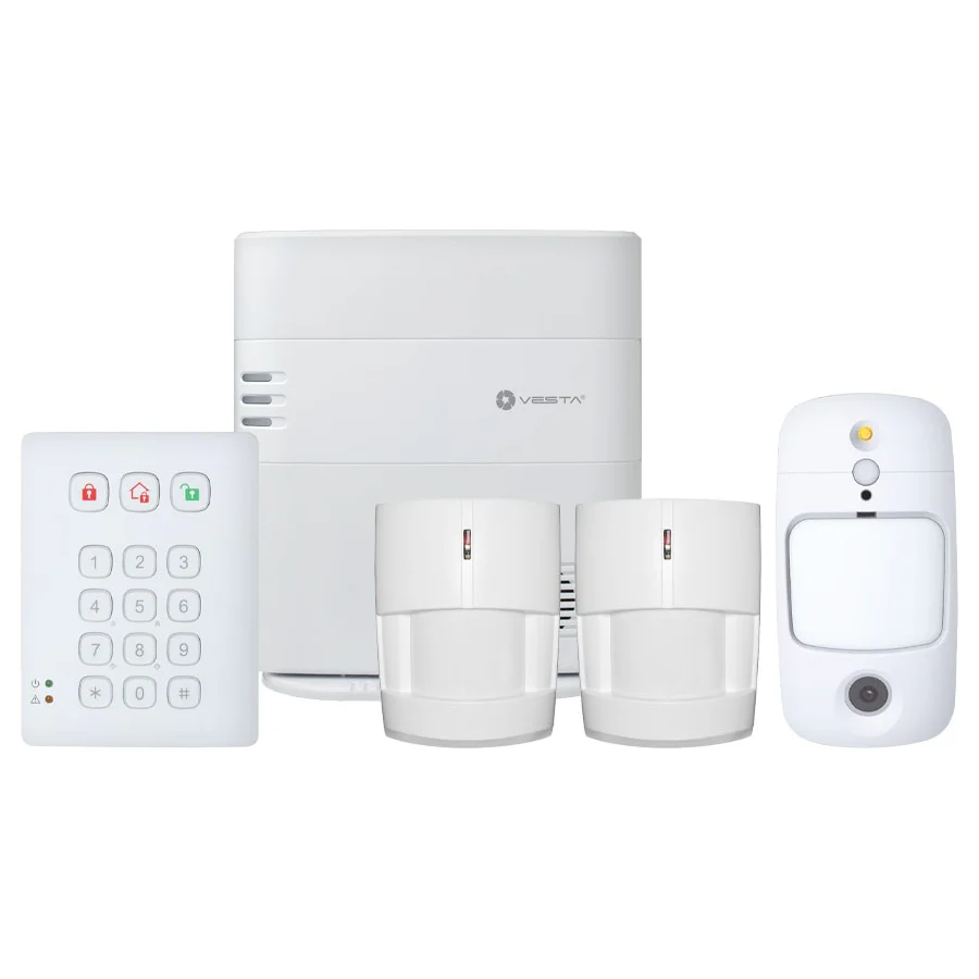 Kit Intrusione Ip+2G Smartseries, Tastiera Radio, Pircam 720P Vesta Vesta-133