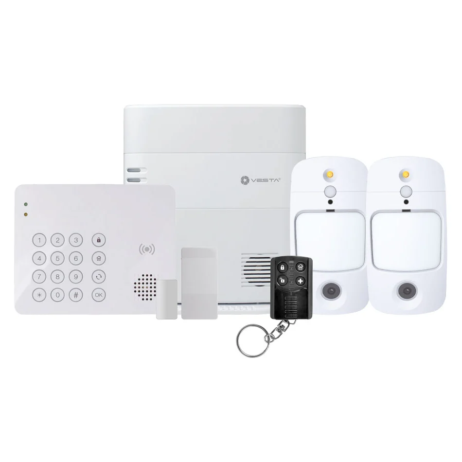 Kit Intrusione Ip+4G Smartseries Con Tastiera Nfc E Pircam Vesta Vesta-102-Nozw