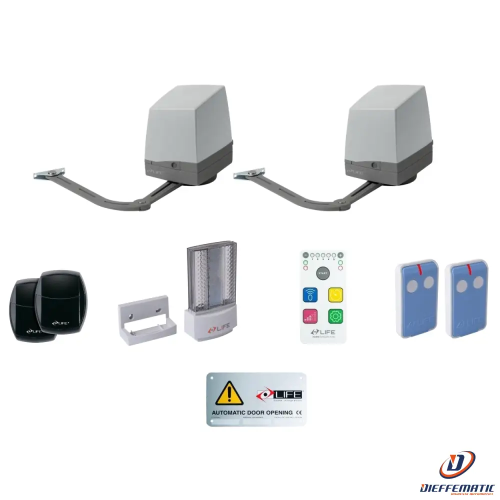 Kit Per Cancello A Battente Life Setup Armor Uni Dl 042 1Kt5570000 Automazione