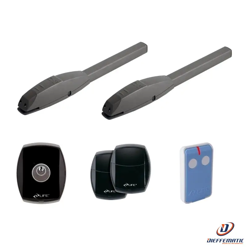 Kit Per Cancello A Battente Life Setup Op3 Skyline Uni Dl 1Kt0300000 Automazione